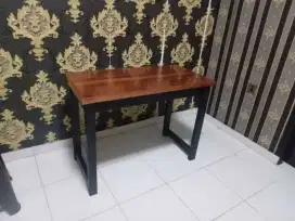 Meja belajar kayu, meja komputer laptop, meja kerja kantor