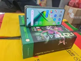 Infinix note 40 pro 5G NFC 12 /256 gb mulus no minus lengkap