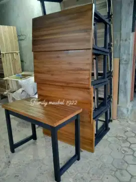 Meja makan kayu, meja warung resto Cafe, meja kost
