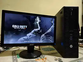 Sepaket PC HP AMD Pro Ram 16gb ddr4 HDD 1TB Full game dan desain