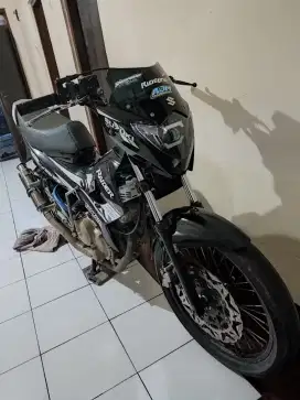 Satria f 150 fu fl 2014 kumplit plat D restorasi siap gas tt bt metik