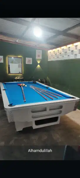 Meja biliard ukuran 6,7,8,9 feet & meja biliard modifikasi baru,bagus