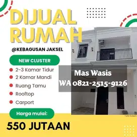 Dijual Rumah Baru 2-lantai Minimalis dalam Cluster daerah Pasar Minggu