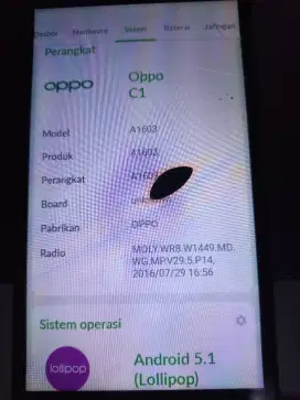Jual oppo c1 minus layar