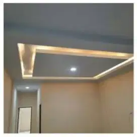 Plafon gypsum,jasa dan pemasangan,renovasi atap plafon