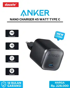 ANKER NANO CHARGER 45 WATT TYPE C FAST CHARGING