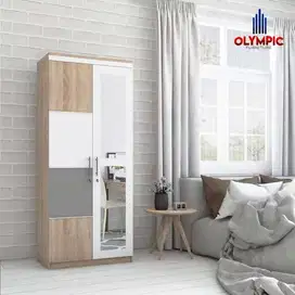 Lemari Kayu 2 pintu - Olympic Navaro