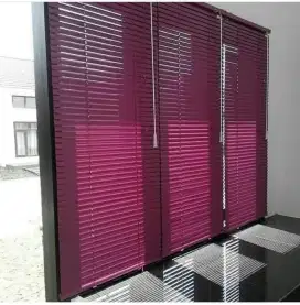 Tirai jendela horizontal blind Venetian blind gratis pasang