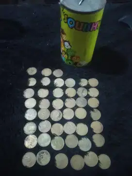 45 keping coin 500 rupiah '97