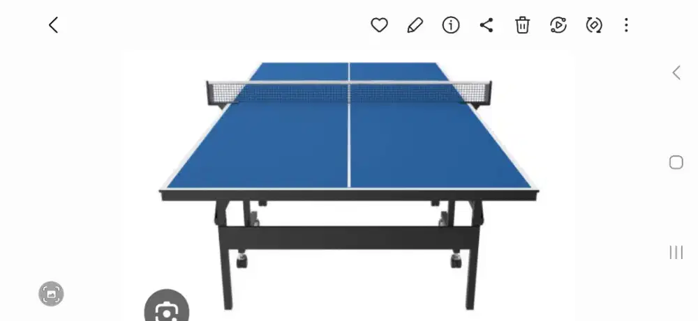 Meja pingpong layak pakai