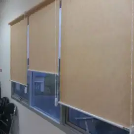 Gorden dan tirai jendela roller blind harga bersahabat