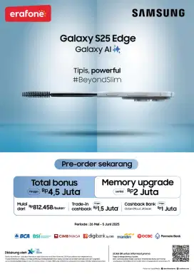 Pre Order Samsung Galaxy S25 Edge