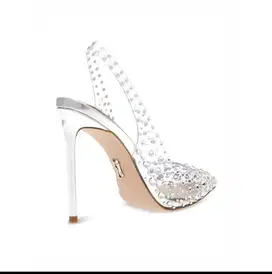 Steve Madden VAMP-UP Women's Shoes Heels- Silver