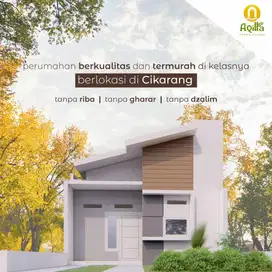 Rumah Syariah Murah Dekat Jababeka,Cuma 3 Km Dari Stasiun Krl Cikarang