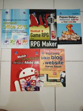 Paket 5 Buku Teknologi Komputer