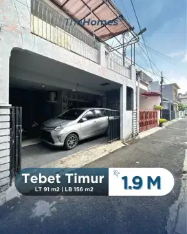 Dijual rumah minimalis murah lokasi tebet timur jakarta selatan