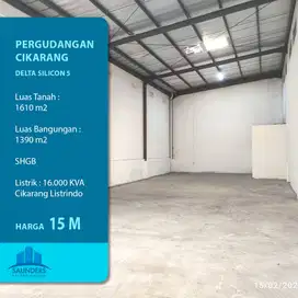 Gudang siap huni Delta Silicon 5 Lippo Cikarang