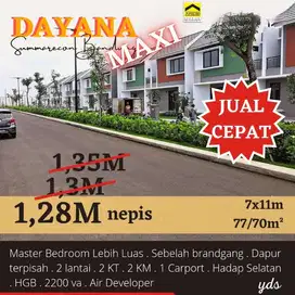 murah  turun harga  rumah lux 2 lantai dayana maxi summarecon bandung
