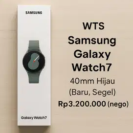Samsung Galaxy Wath 7  NEW (40mm) Green