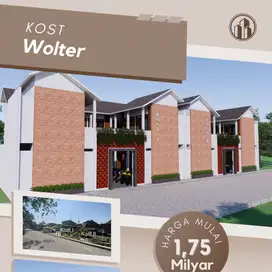 rumah kost semarang kota 18kt 2 lantai jalan lebar