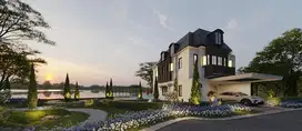 rumah mewah dengan konsep clasic view danau , harga perdana launching