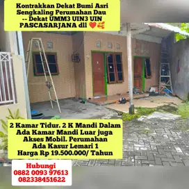 Sewa kontrakan Rumah Dau Malang