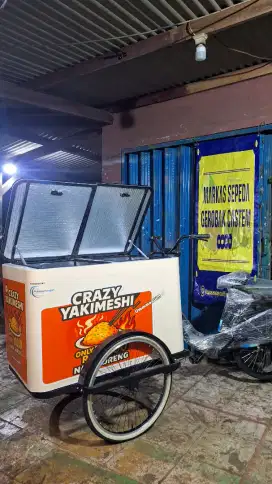 SEPEDA GEROBAK KOPI/SEPEDA GEROBAK KELILING/SEPEDA KOPI KELILING MURAH