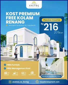 Jual kost baru Ngaglik sertifikat Ready SHM Dekat Kampus UII