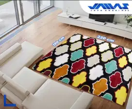 Karpet Bulu Besar ukuran 190 x 220 Jamas Beludru Jumbo Tebal Empuk