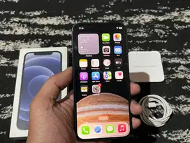 iPhone 12 64Gb Black Beacukai Fullset Original Siap Pakai COD Bandung