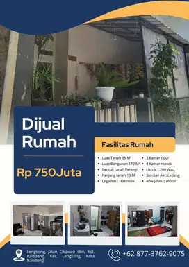 Di jual rumah siap huni