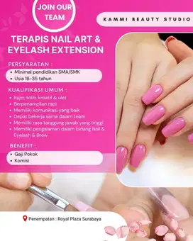 Lowongan Kerja Nail arts & eyelash extention