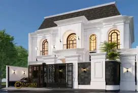 Dijual rumah mewah desain classic modern di jati padang pasar minggu
