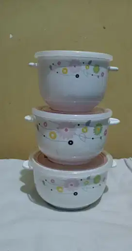 Mangkok Keramik 3 pcs