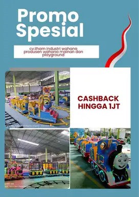 kereta lantai mini coaster bisa request gerbong