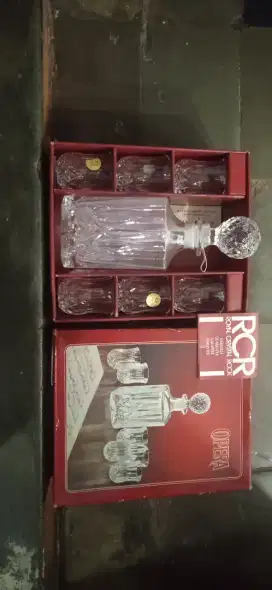 Gelas wisky made in italy asli