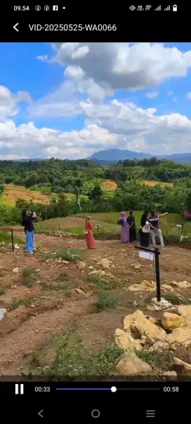 Dijual Tanah Murah Akses Mobil Dekat Pemda