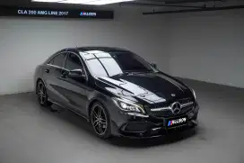 Mercedes-Benz CLA 200 1.6 AMG Coupe AT 2017 Hitam No Pol Ganjil