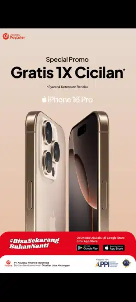 Promo cicilan untuk Handphone Iphone