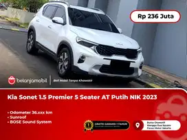 [ SUNROOF ] Kia Sonet 1.5 Premier 5Seater AT Putih BOSE 2023/2024