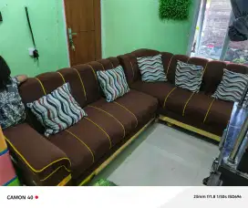 Sofa letter L baru 3 bulan