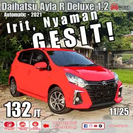 Cash Ayla R DLX 1.2 AT 2021 Jual cepat