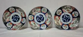 piring keramik imari jepang warna antik
