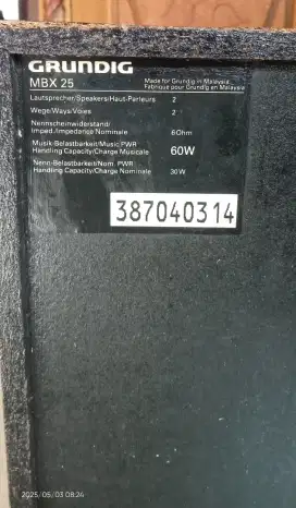 Speaker pasif Grundig MBX 25