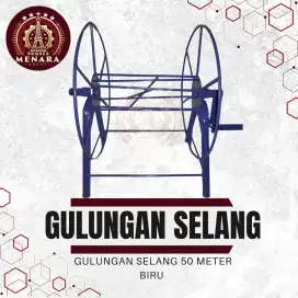 Gulungan Selang 50 Meter Biru untuk Peralatan Rumah Tangga