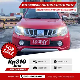 Mitsubishi Strada Triton Exceed 2.5 AT 2017 Solar  Merah