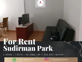 Disewakan Apartement Sudirman Park 2 BR Furnished Bagus Low Floor