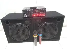 Paket lengkap sound karaoke 12 in