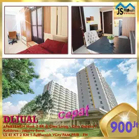 DIJUAL MURAH APARTEMENT FULL FURNISH 2 BR CITRA LIVING JAKARTA BARAT