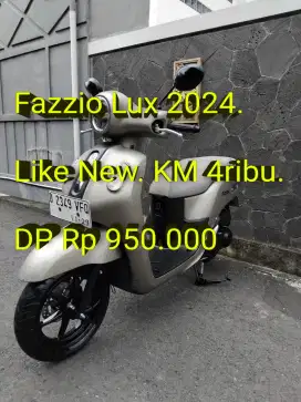 Fazzio Lux 2024 Akhir. Pajak ON. Simpanan. KM 4rb.Mulus.Cash/Kredit/TT